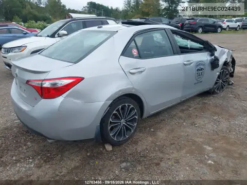 2014 Toyota Corolla L/Le/Le Pls/Prm/S/S Pls VIN 2T1BURHE9EC024439 фото 4