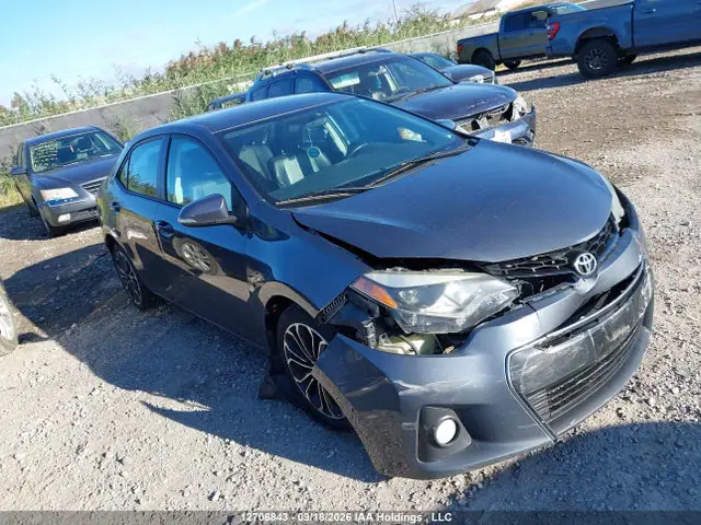 2T1BURHE7EC163663 — 2014 Toyota Corolla, Передняя часть (Front), фото до ремонта