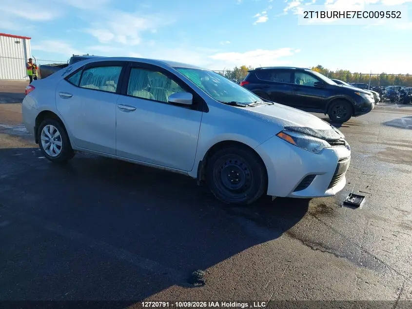 2T1BURHE7EC009552 — 2014 Toyota Corolla, фото 2 с аукциона IAAI 20.10.2026, Передняя часть