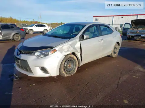 2T1BURHE7EC009552 — 2014 Toyota Corolla, фото 3 с аукциона IAAI 20.10.2026, Передняя часть
