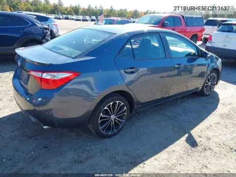 2014 Toyota Corolla S Plus VIN 2T1BURHE5EC213637 фото 5