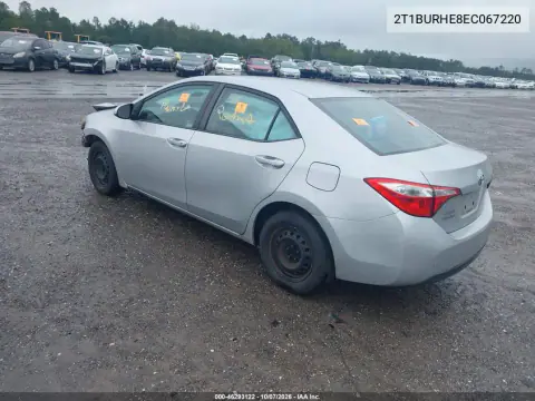 2014 Toyota Corolla L VIN 2T1BURHE8EC067220 фото 3