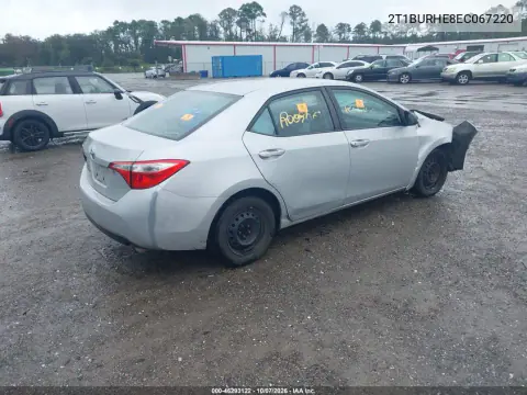 2014 Toyota Corolla L VIN 2T1BURHE8EC067220 фото 4