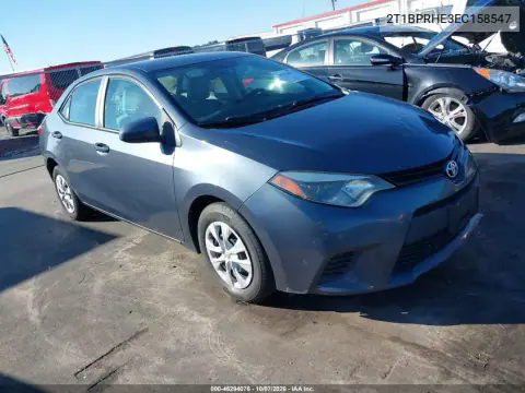 2T1BPRHE3EC158547 — 2014 Toyota Corolla, Передний левый, фото до ремонта