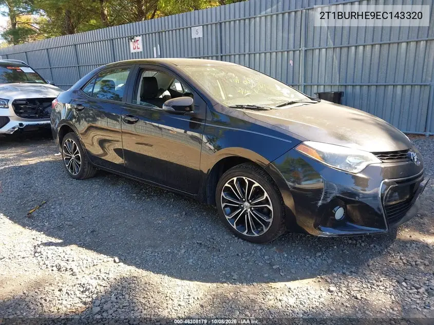 2014 Toyota Corolla S Plus VIN 2T1BURHE9EC143320 фото 2