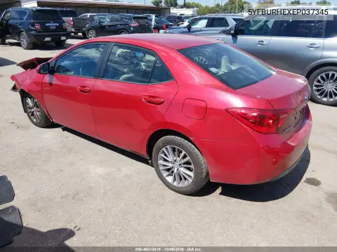 2014 Toyota Corolla Le Plus VIN 5YFBURHEXEP037345 фото 4