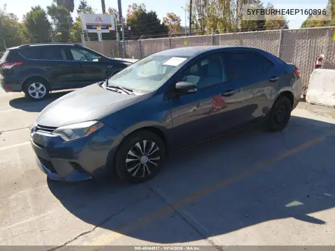 5YFBURHE4EP160896 — 2014 Toyota Corolla, фото 3 с аукциона IAAI 19.10.2026, Естественный износ