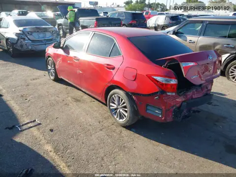 2015 Toyota Corolla Le Plus VIN 5YFBURHE3FP190182 фото 4
