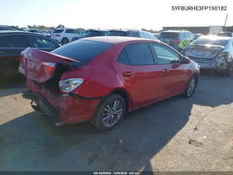 2015 Toyota Corolla Le Plus VIN 5YFBURHE3FP190182 фото 5