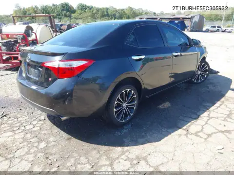 2015 Toyota Corolla S Plus VIN 2T1BURHE5FC305932 фото 5