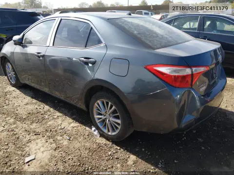 2015 Toyota Corolla Le Premium VIN 2T1BURHE3FC411179 фото 4