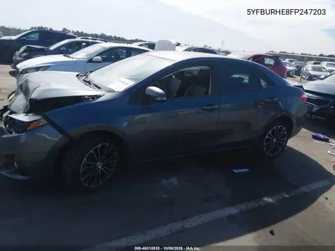 2015 Toyota Corolla S Plus VIN 5YFBURHE8FP247203 фото 2