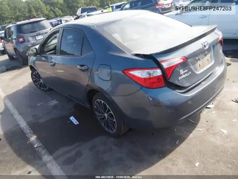 2015 Toyota Corolla S Plus VIN 5YFBURHE8FP247203 фото 3