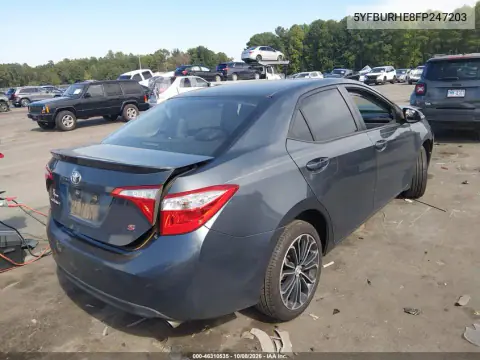 2015 Toyota Corolla S Plus VIN 5YFBURHE8FP247203 фото 4