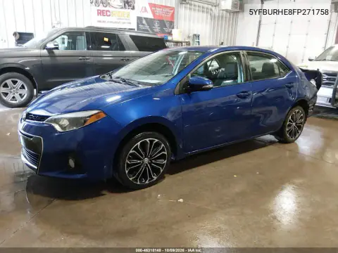 2015 Toyota Corolla S Plus VIN 5YFBURHE8FP271758 фото 3