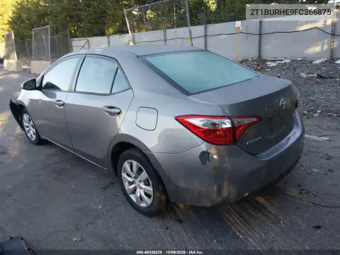 2015 Toyota Corolla Le VIN 2T1BURHE9FC266875 фото 3
