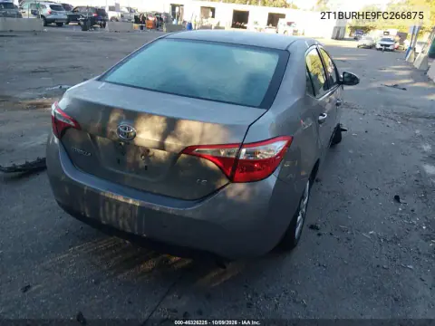 2015 Toyota Corolla Le VIN 2T1BURHE9FC266875 фото 4