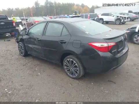 2015 Toyota Corolla S Plus VIN 2T1BURHE1FC452717 фото 4