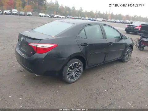 2015 Toyota Corolla S Plus VIN 2T1BURHE1FC452717 фото 5