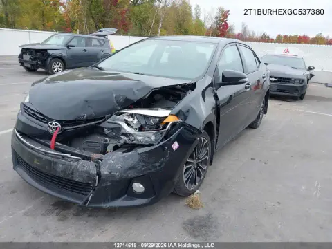 2016 Toyota Corolla S VIN 2T1BURHEXGC537380 фото 3