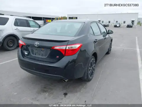 2016 Toyota Corolla S VIN 2T1BURHEXGC537380 фото 5
