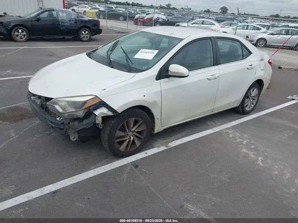 5YFBPRHEXGP548872 — 2016 Toyota Corolla, фото 2 с аукциона IAAI, Естественный износ