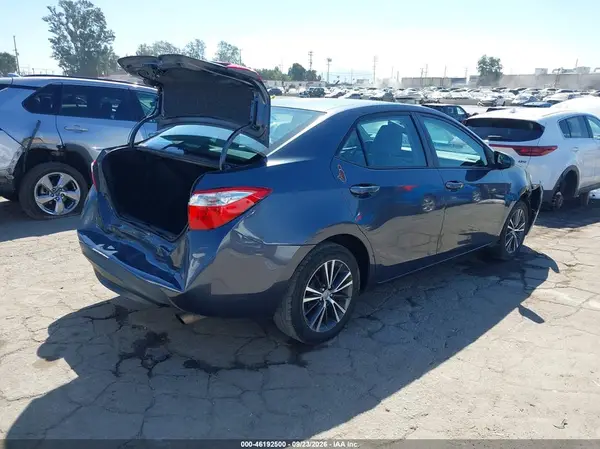 5YFBURHE9GP515659 — 2016 Toyota Corolla, фото 4 с аукциона IAAI 14.10.2026, Задняя часть