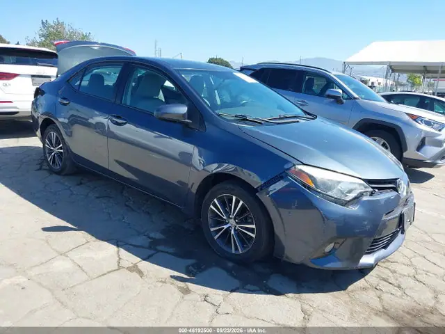 5YFBURHE9GP515659 — 2016 Toyota Corolla, Задняя часть (Rear), фото до ремонта