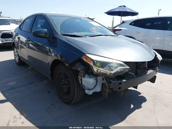5YFBURHE7GP426429 — 2016 Toyota Corolla, Передняя часть (Front End), фото до ремонта