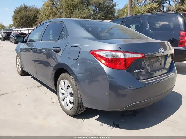 2016 TOYOTA COROLLA VIN 5YFBURHE7GP426429 фото 3