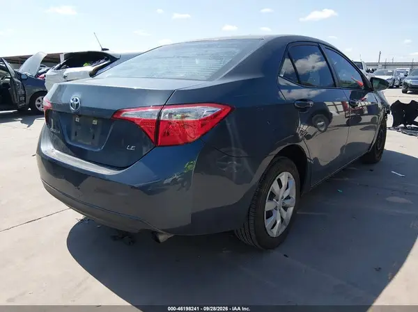2016 TOYOTA COROLLA VIN 5YFBURHE7GP426429 фото 4