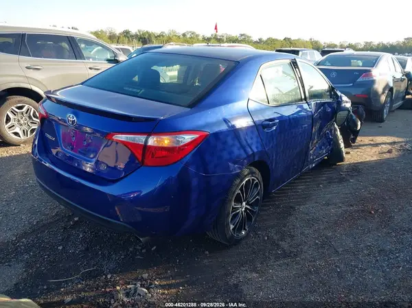 2016 TOYOTA COROLLA VIN 5YFBURHE6GP537988 фото 4