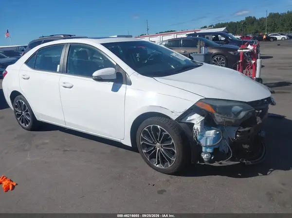 2T1BURHE6GC703085 — 2016 Toyota Corolla, Передняя часть (Front End), фото до ремонта