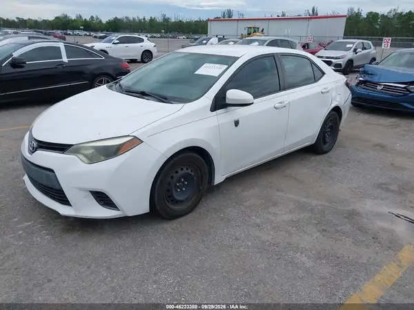 2016 TOYOTA COROLLA VIN 2T1BURHE4GC558189 фото 2