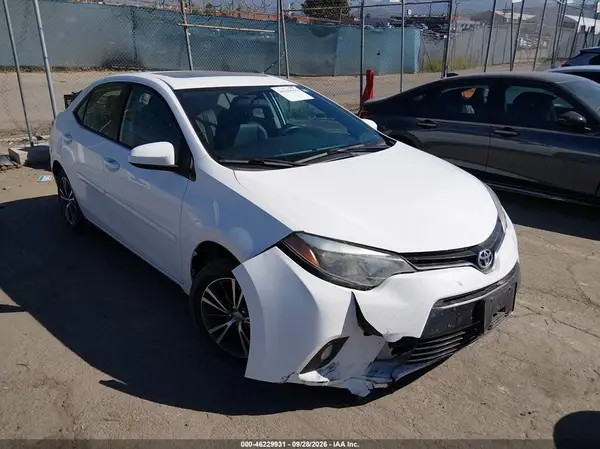 2T1BURHE3GC581477 — 2016 Toyota Corolla, Передняя часть (Front End), фото до ремонта