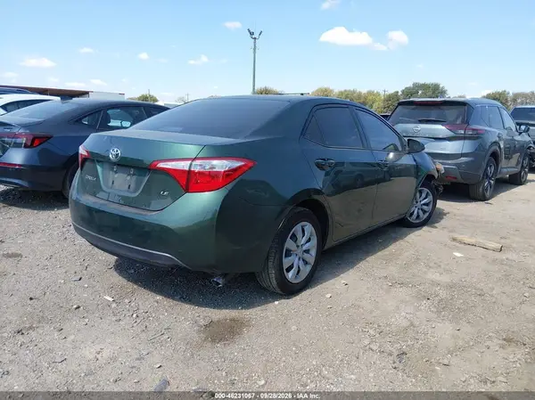 2016 TOYOTA COROLLA VIN 2T1BURHE7GC674180 фото 4