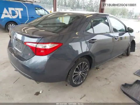 2016 Toyota Corolla S Plus VIN 2T1BURHE2GC610001 фото 5