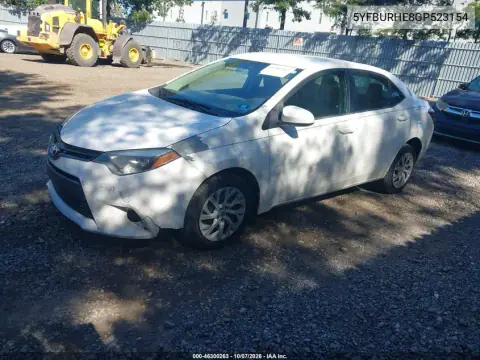 2016 Toyota Corolla Le VIN 5YFBURHE8GP523154 фото 3