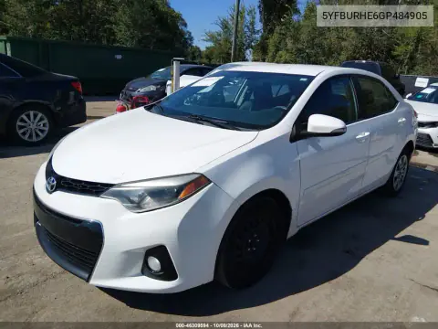 2016 Toyota Corolla S VIN 5YFBURHE6GP484905 фото 3