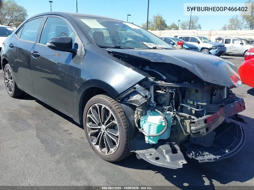 2016 Toyota Corolla S Plus VIN 5YFBURHE0GP466402 фото 2