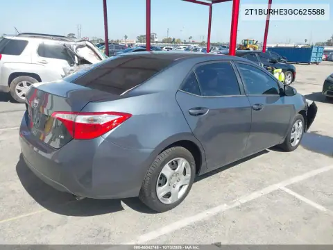 2016 Toyota Corolla Le VIN 2T1BURHE3GC625588 фото 4