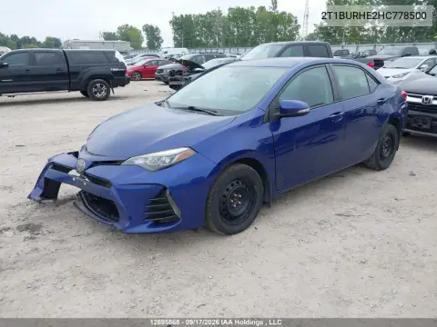 2017 Toyota Corolla VIN 2T1BURHE2HC778500 фото 3