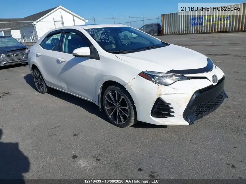 2T1BURHE1HC825046 — 2017 Toyota Corolla, фото 2 с аукциона IAAI 20.10.2026, Передняя часть