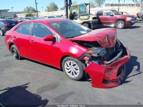 2017 Toyota Corolla Le VIN 2T1BURHE6HC926163 фото 2