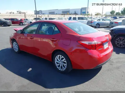 2017 Toyota Corolla Le VIN 2T1BURHE6HC926163 фото 4
