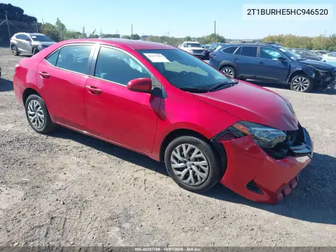 2T1BURHE5HC946520 — 2017 Toyota Corolla, Передняя часть, фото до ремонта