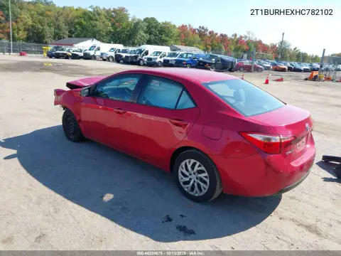 2T1BURHEXHC782102 — 2017 Toyota Corolla, фото 3 с аукциона IAAI, Передняя часть