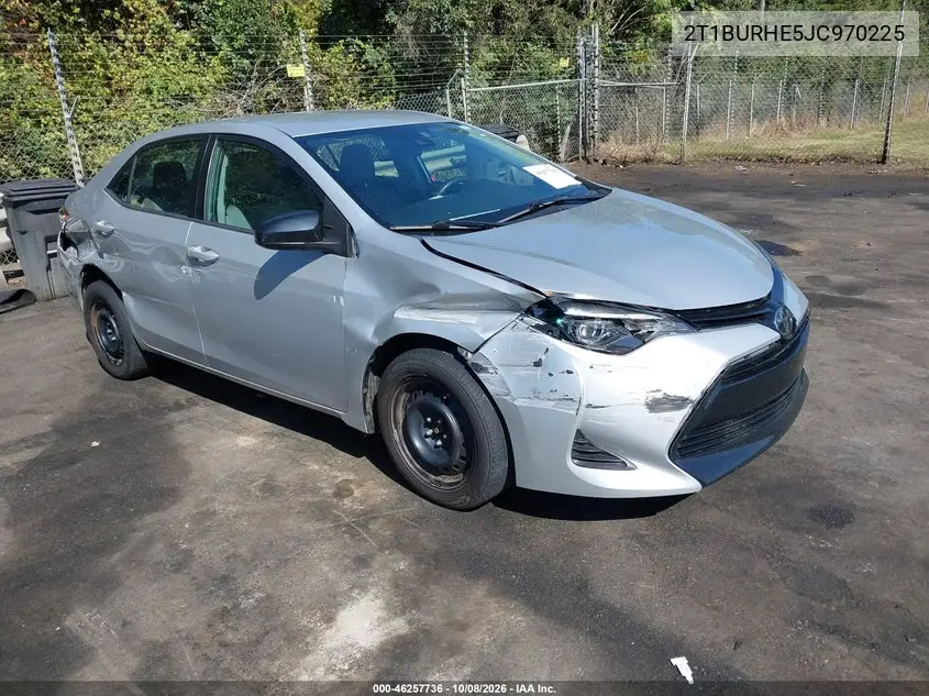 2018 Toyota Corolla Le VIN 2T1BURHE5JC970225 фото 2