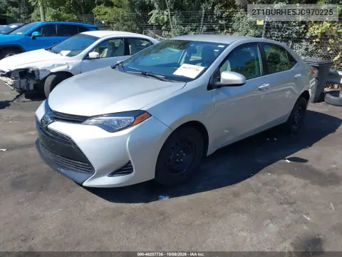 2018 Toyota Corolla Le VIN 2T1BURHE5JC970225 фото 3