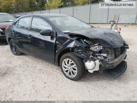 2T1BURHE3JC997486 — 2018 Toyota Corolla, Передняя часть, фото до ремонта